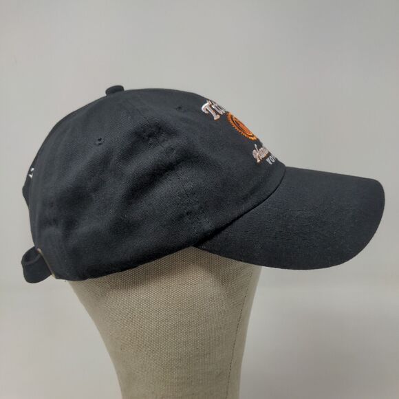 Tito's Handmade Vodka Men's Slideback Hat Black Embroidered Logo Austin Texas - Picture 6 of 12